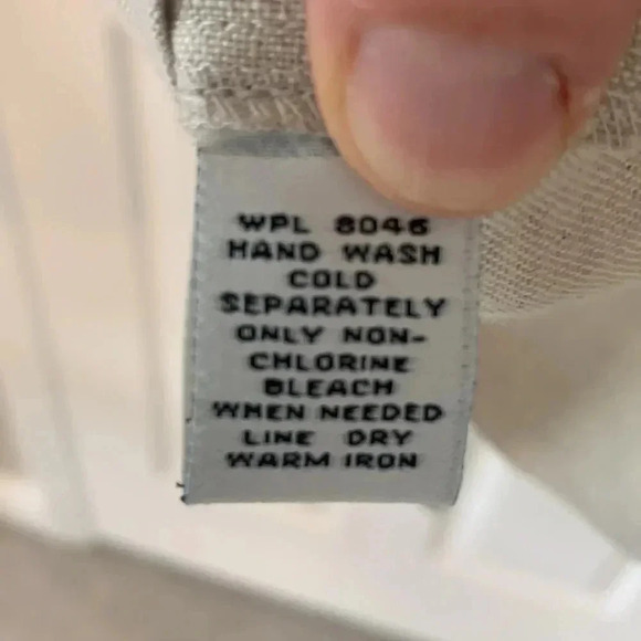 Style & co. Tan/ neutral linen blouse size 18 - Picture 7 of 9